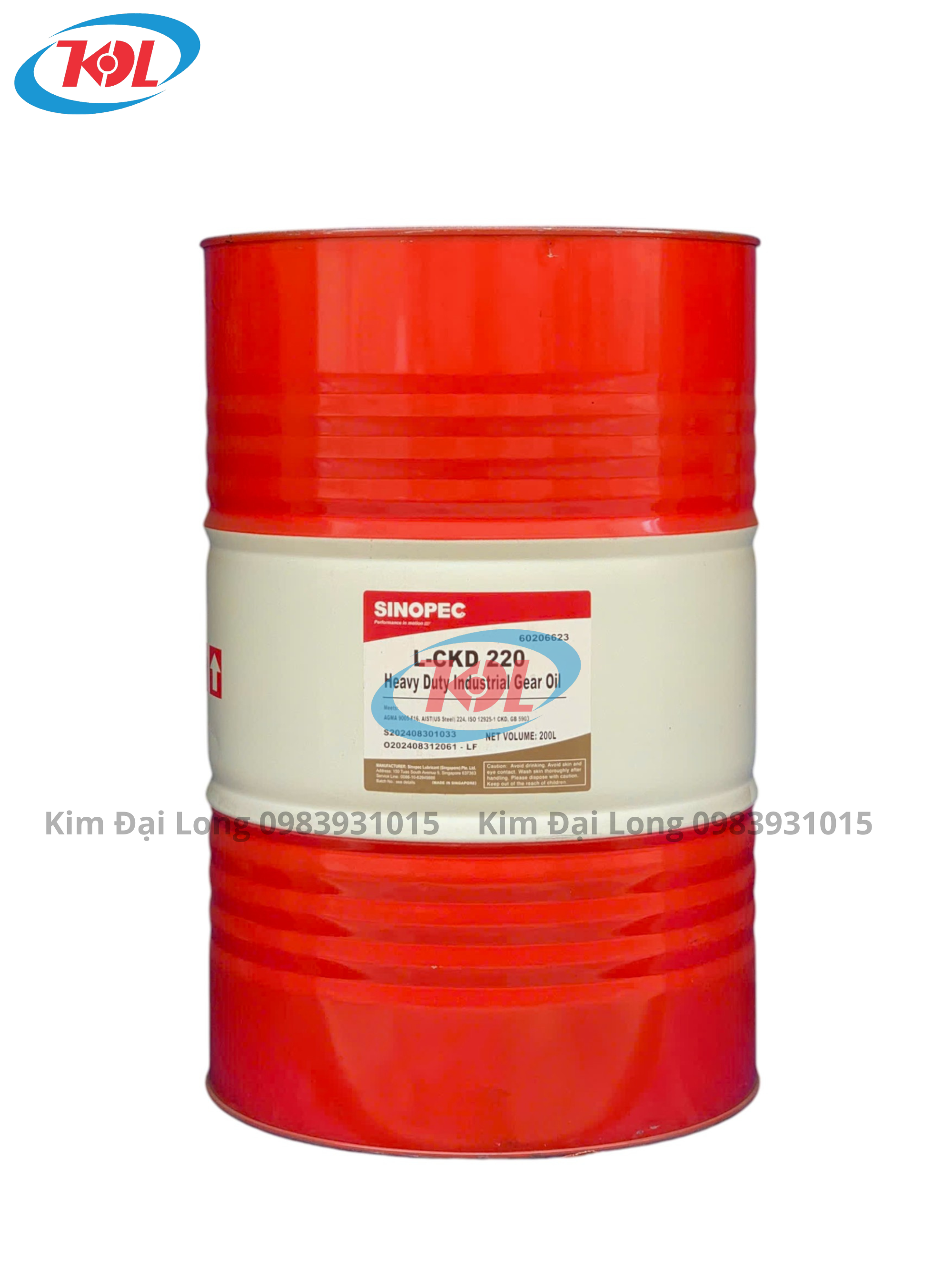 Sinopec L-CKD Dầu Nhờn Bánh Răng 68, 100, 150, 220, 320, 460